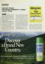 Better Homes & Gardens March 1991 Magazine Article: WHAT THAT YELLOW ENERGY LABEL TELLS YOU