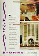 Better Homes & Gardens April 1991 Magazine Article: STYLE STORIES
