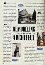 Better Homes & Gardens April 1991 Magazine Article: REMODELING WITH AN ARCHITECT