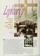 Better Homes & Gardens April 1991 Magazine Article: Lighten Up BRIGHT NEW ADDITION FOR A DARK OLD HOUSE