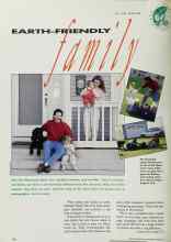 Better Homes & Gardens April 1991 Magazine Article: EARTH-FRIENDLY family