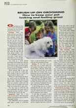 Better Homes & Gardens April 1991 Magazine Article: BRUSH UP ON GROOMING