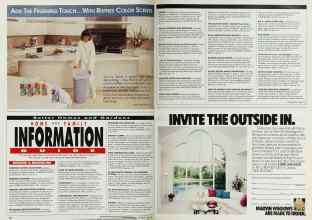 Better Homes & Gardens April 1991 Magazine Article: HOME AND FAMILY INFORMATION GUIDE