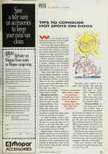 Better Homes & Gardens May 1991 Magazine Article: TIPS TO CONQUER HOT SPOTS ON DOGS