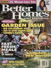 Better Homes & Gardens May 1991 Magazine Cover