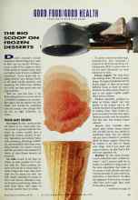 Better Homes & Gardens June 1991 Magazine Article: THE BIG SCOOP ON FROZEN DESSERTS