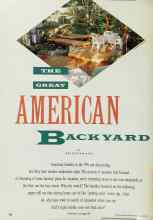 Better Homes & Gardens June 1991 Magazine Article: THE GREAT AMERICAN BACKYARD