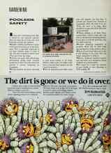 Better Homes & Gardens June 1991 Magazine Article: POOLSIDE SAFETY