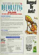 Better Homes & Gardens June 1991 Magazine Article: DECORATING CONTEST $75,000 IN CASH AND MERCHANDISE PRIZES