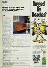 Better Homes & Gardens June 1991 Magazine Article: YOU CAN COMPLETE THIS PORCH SWING IN A WEEKEND