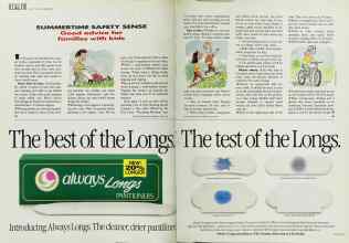 Better Homes & Gardens June 1991 Magazine Article: SUMMERTIME SAFETY SENSE