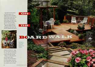 Better Homes & Gardens June 1991 Magazine Article: ON THE BOARD WALK