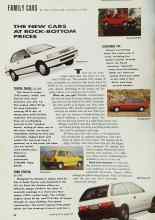 Better Homes & Gardens July 1991 Magazine Article: THE NEW CARS AT ROCK-BOTTOM PRICES