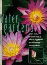 Better Homes & Gardens August 1991 Magazine Article: Water gardens