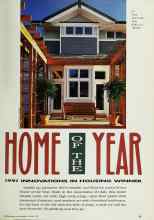 Better Homes & Gardens August 1991 Magazine Article: HOME OF THE YEAR 1991 INNOVATIONS IN HOUSING WINNER