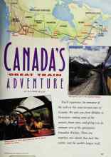 Better Homes & Gardens August 1991 Magazine Article: CANADA'S GREAT TRAIN ADVENTURE