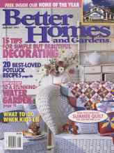 Better Homes & Gardens August 1991 Magazine Cover