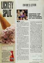Better Homes & Gardens September 1991 Magazine Article: KEEPING THE PROMISE TO THE CHILDREN OF THE WORLD