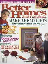 Better Homes & Gardens September 1991 Magazine Cover