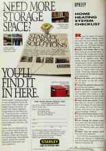 Better Homes & Gardens October 1991 Magazine Article: HOME HEATING SYSTEM CHECKLIST