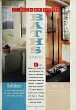 Better Homes & Gardens October 1991 Magazine Article: BLOCKBUSTER BATHS