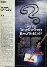 Better Homes & Gardens October 1991 Magazine Article: PICKING PAINT: OIL VS. LATEX