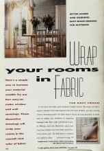 Better Homes & Gardens October 1991 Magazine Article: WRAP Your rooms in FABRIC