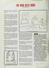 Better Homes & Gardens October 1991 Magazine Article: THE MAN NEXT DOOR