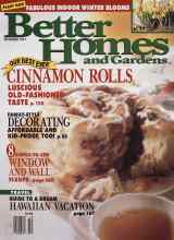 Better Homes & Gardens October 1991 Magazine Cover