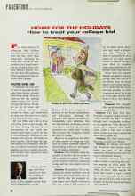 Better Homes & Gardens November 1991 Magazine Article: HOME FOR THE HOLIDAYS