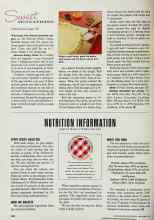 Better Homes & Gardens November 1991 Magazine Article: NUTRITION INFORMATION