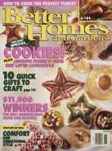 Better Homes & Gardens November 1991 Magazine Cover