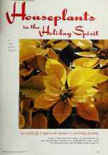 Better Homes & Gardens December 1991 Magazine Article: Houseplants in the Holiday Spirit
