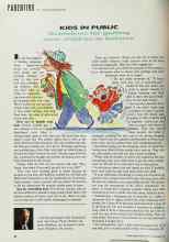 Better Homes & Gardens December 1991 Magazine Article: KIDS IN PUBLIC