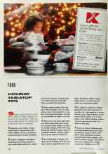 Better Homes & Gardens December 1991 Magazine Article: HOLIDAY TABLETOP TIPS