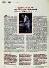 Better Homes & Gardens December 1991 Magazine Article: STAYING SAFE