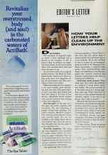 Better Homes & Gardens January 1992 Magazine Article: HOW YOUR LETTERS HELP CLEAN UP THE ENVIRONMENT