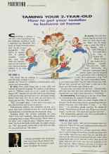 Better Homes & Gardens January 1992 Magazine Article: TAMING YOUR 2-YEAR-OLD