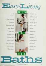 Better Homes & Gardens January 1992 Magazine Article: Easy-Living Baths