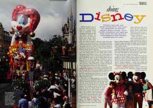 Better Homes & Gardens January 1992 Magazine Article: Doing Disney