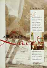 Better Homes & Gardens February 1992 Magazine Article: AMAZING Lace