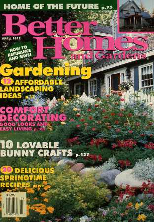 Better Homes Gardens April 1992 Magazine