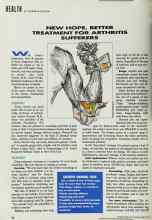 Better Homes & Gardens April 1992 Magazine Article: NEW HOPE, BETTER TREATMENT FOR ARTHRITIS SUFFERERS
