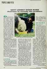 Better Homes & Gardens April 1992 Magazine Article: WHY LONELY DOGS BARK And how to remedy the problem