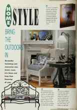 Better Homes & Gardens June 1992 Magazine Article: HOME STYLE