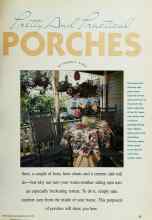Better Homes & Gardens June 1992 Magazine Article: Pretty And Practical PORCHES
