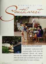 Better Homes & Gardens June 1992 Magazine Article: A Splash Of The Southwest