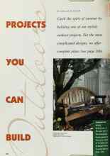 Better Homes & Gardens June 1992 Magazine Article: PROJECTS YOU CAN BUILD Outdoors