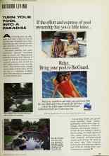 Better Homes & Gardens June 1992 Magazine Article: TURN YOUR POOL INTO A PARADISE