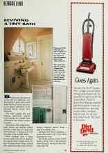 Better Homes & Gardens June 1992 Magazine Article: REVIVING A TINY BATH
